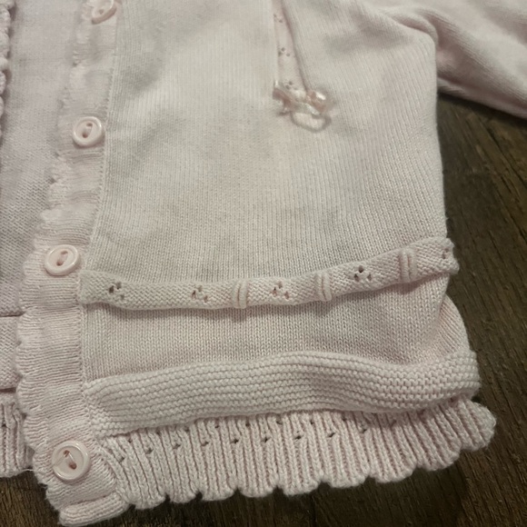 Carriage Boutique Light Pink Baby Cardigan - Picture 2 of 8